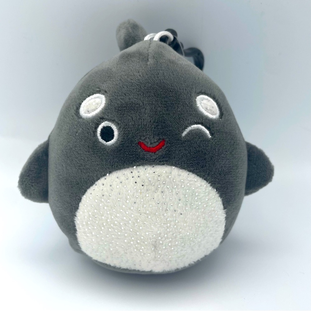 Squishmallows Kai the Gray Seal Clip on 3” NWT